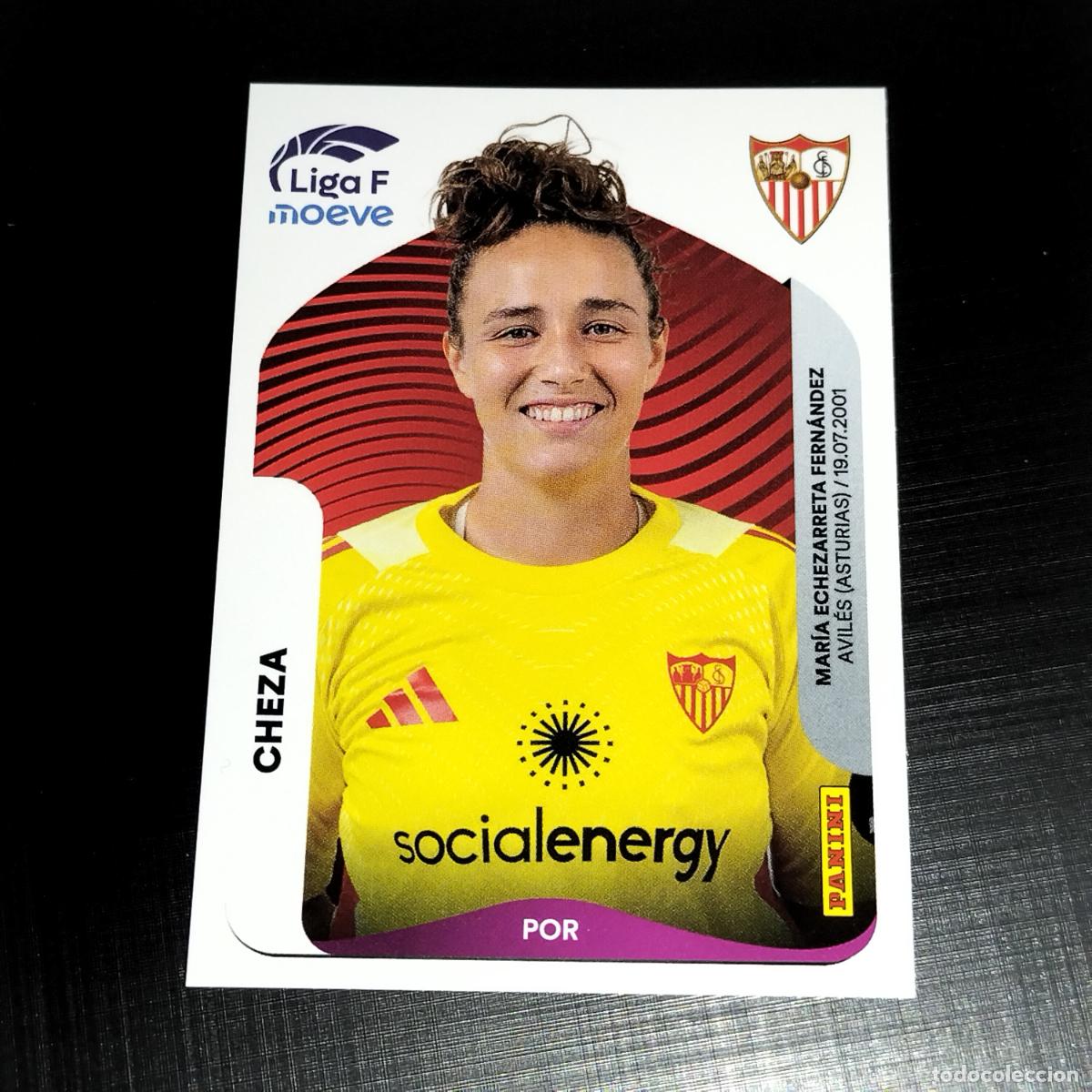 Cromos de f&uacute;tbol: 305 CHEZA SEVILLA CROMOS LIGA F MOEVE FEMENINA PANINI 2025 2026 25 26