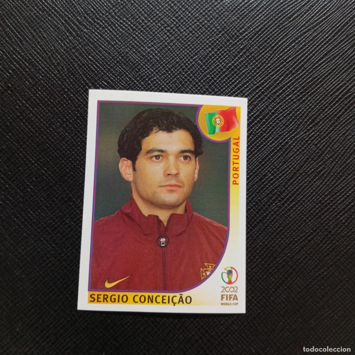 Cromos de f&uacute;tbol: 306 SERGIO CONCEICAO PORTUGAL PANINI 2002 MUNDIAL KOREA FUTBOL 02 CROMO - SIN PEGAR - A59 PG64