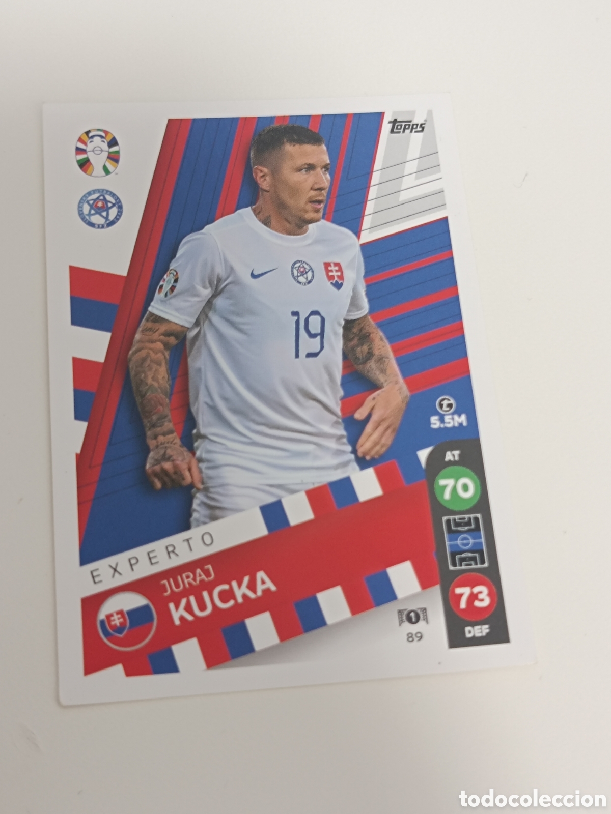 Cromos de f&uacute;tbol: Match attax topps Eurocopa 2024 kucka 89