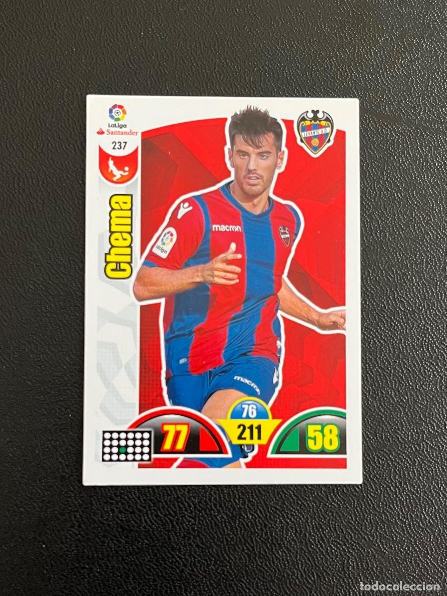 Fu&szlig;ball-Sticker: 237 CHEMA UD LEVANTE ADRENALYN 2017 2018 CROMO PANINI LA LIGA SANTANDER 17 18