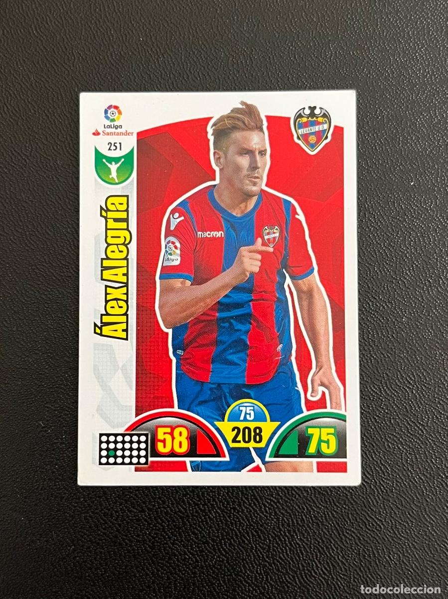 Fu&szlig;ball-Sticker: 251 &Aacute;LEX ALEGR&Iacute;A UD LEVANTE ADRENALYN 2017 2018 CROMO PANINI LA LIGA SANTANDER 17 18