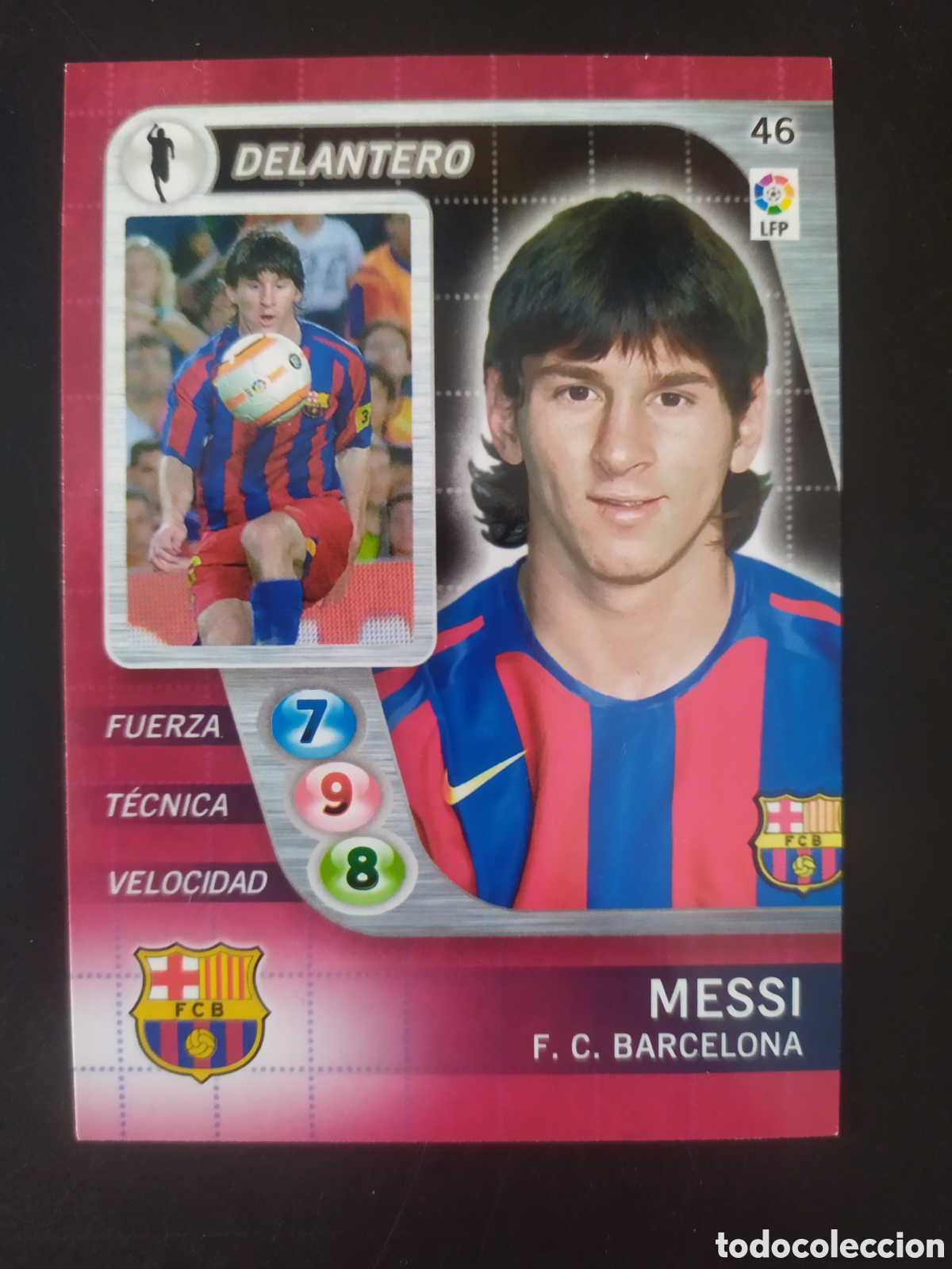 Fu&szlig;ball-Sticker: Derby total 2005 2006 05 06 panini Messi n&deg; 46 Barcelona