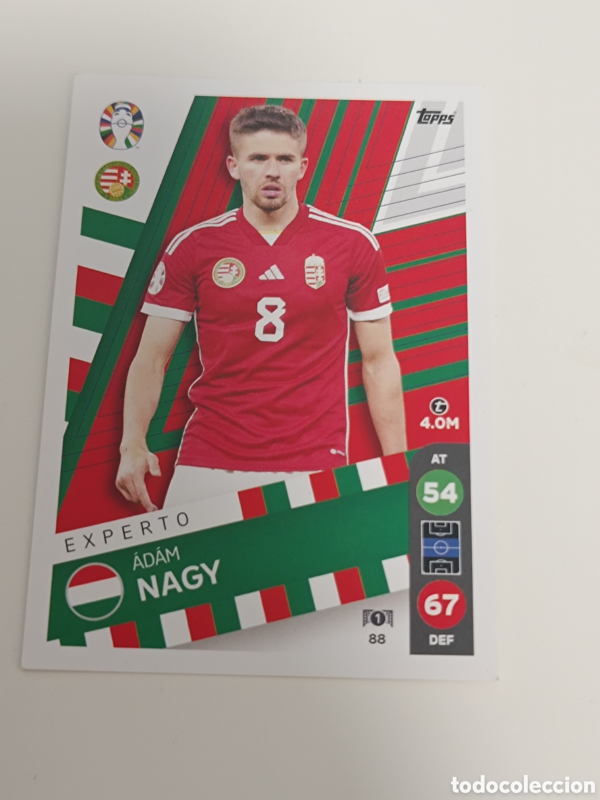 Football Stickers: Match attax topps Eurocopa 2024 lidl nagy 88