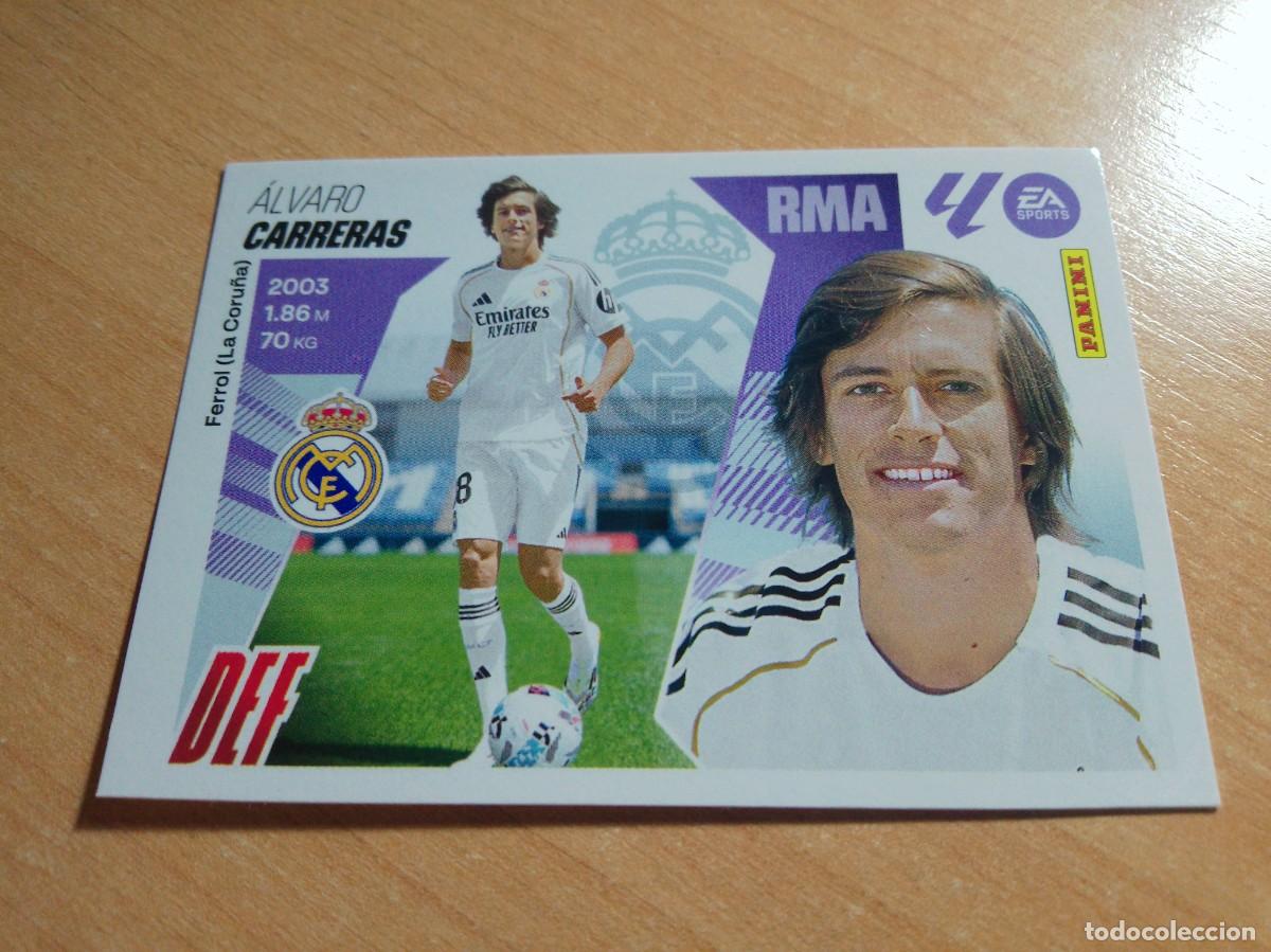 Football Stickers: CARRERAS FICHAJE 18 DEL REAL MADRID 25 26 LIGA ESTE 2025 2026 NUEVO