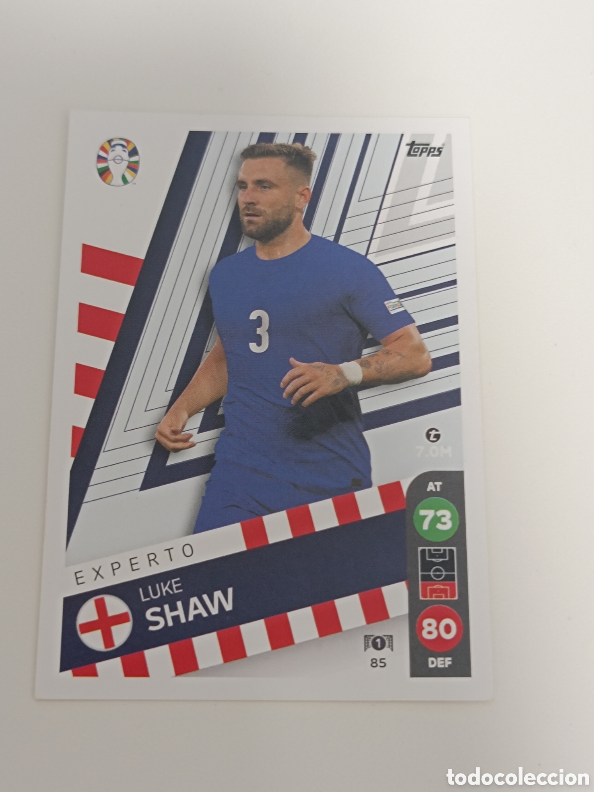 Football Stickers: Match attax topps Eurocopa 2024 lidl shaw 85
