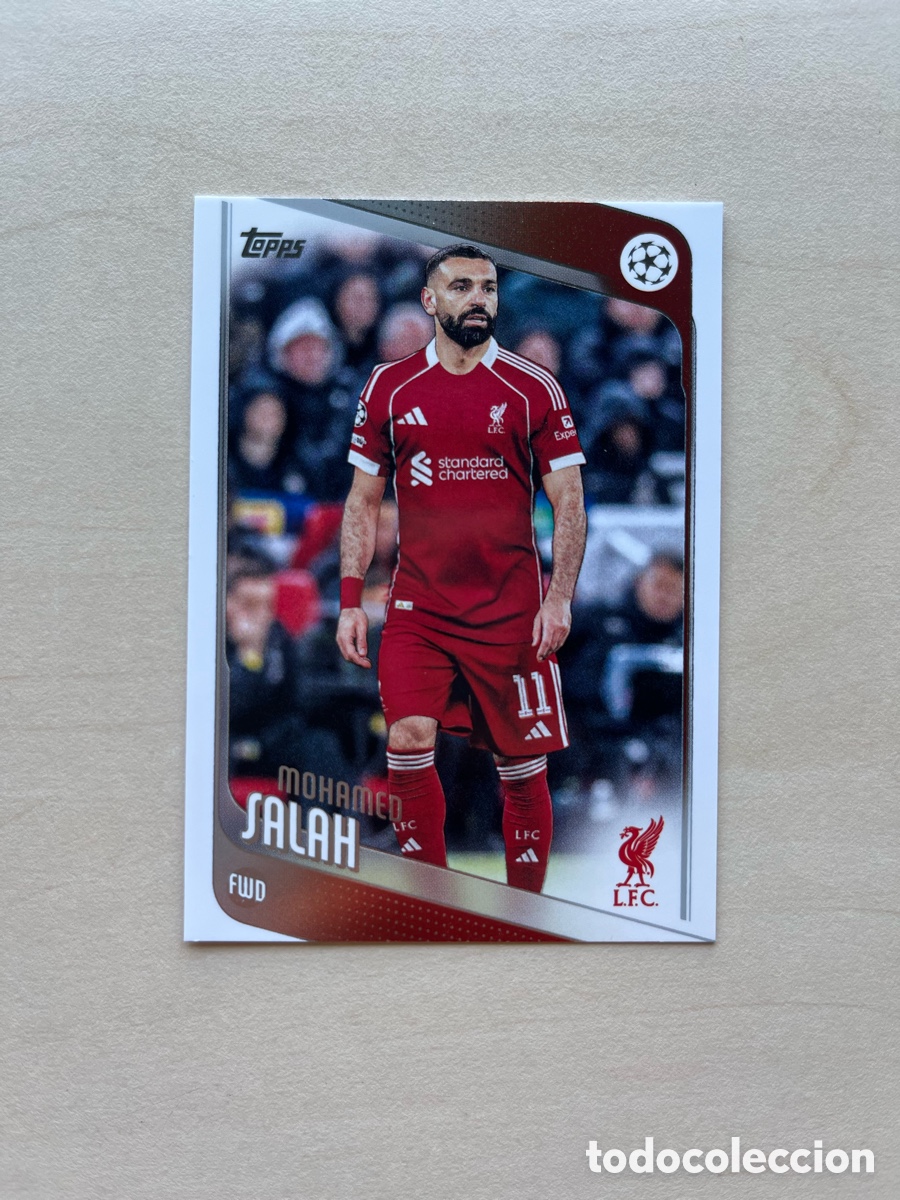 Cromos de f&uacute;tbol: Salah Topps Flagship 2025-26 - Liverpool
