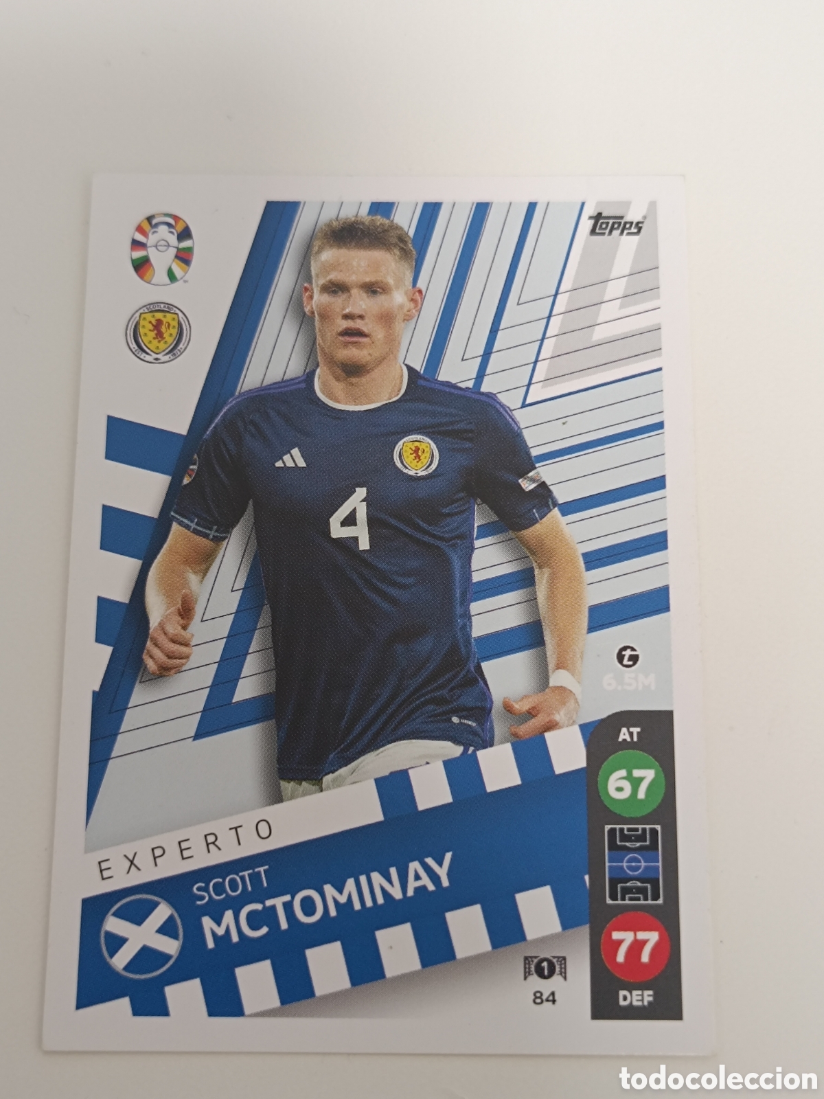 Cromos de f&uacute;tbol: Match attax topps Eurocopa 2024 lidl mctominay 84