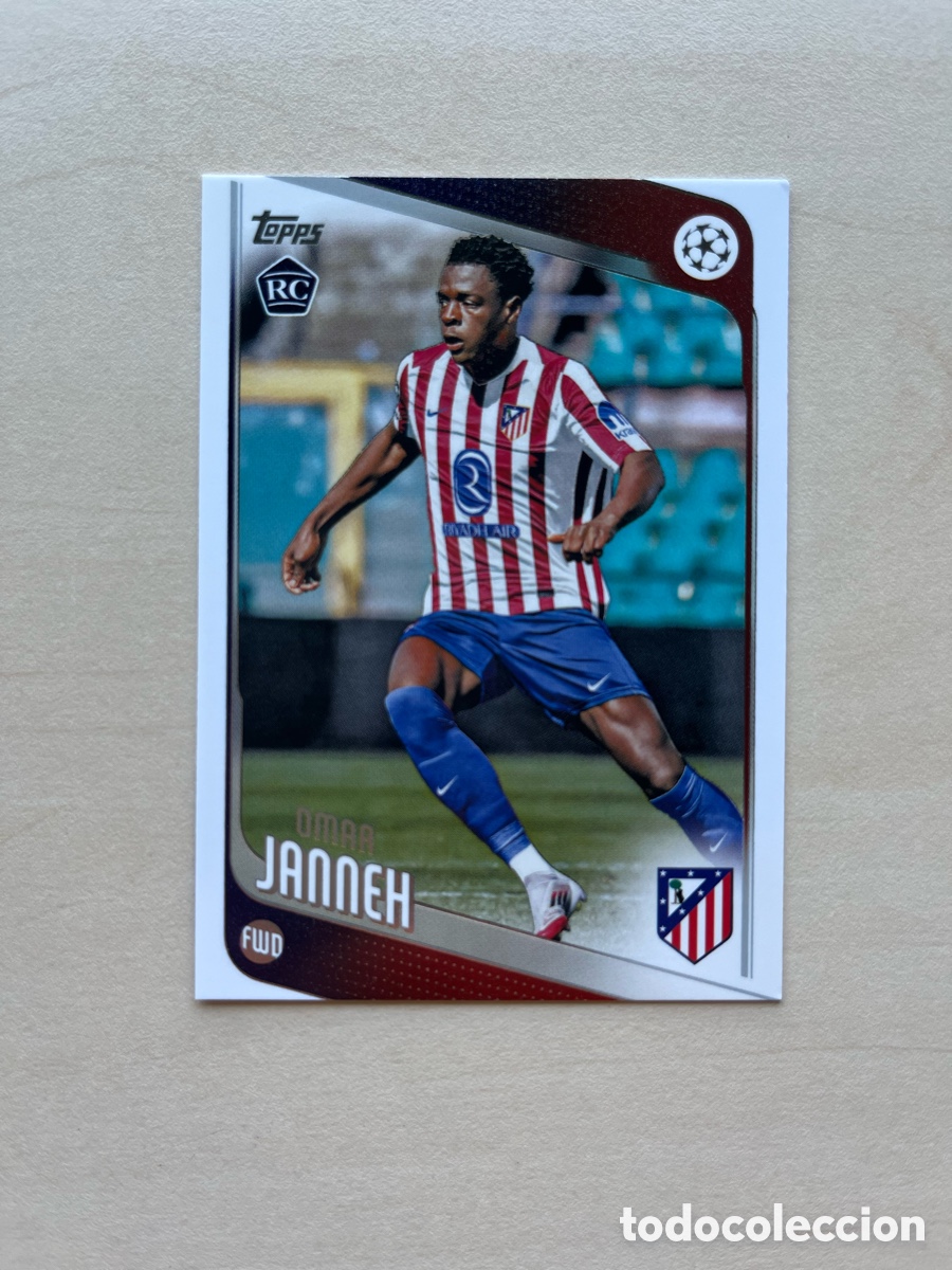 Cromos de f&uacute;tbol: Janneh Topps Flagship 2025-26 - Atl&eacute;tico de Madrid
