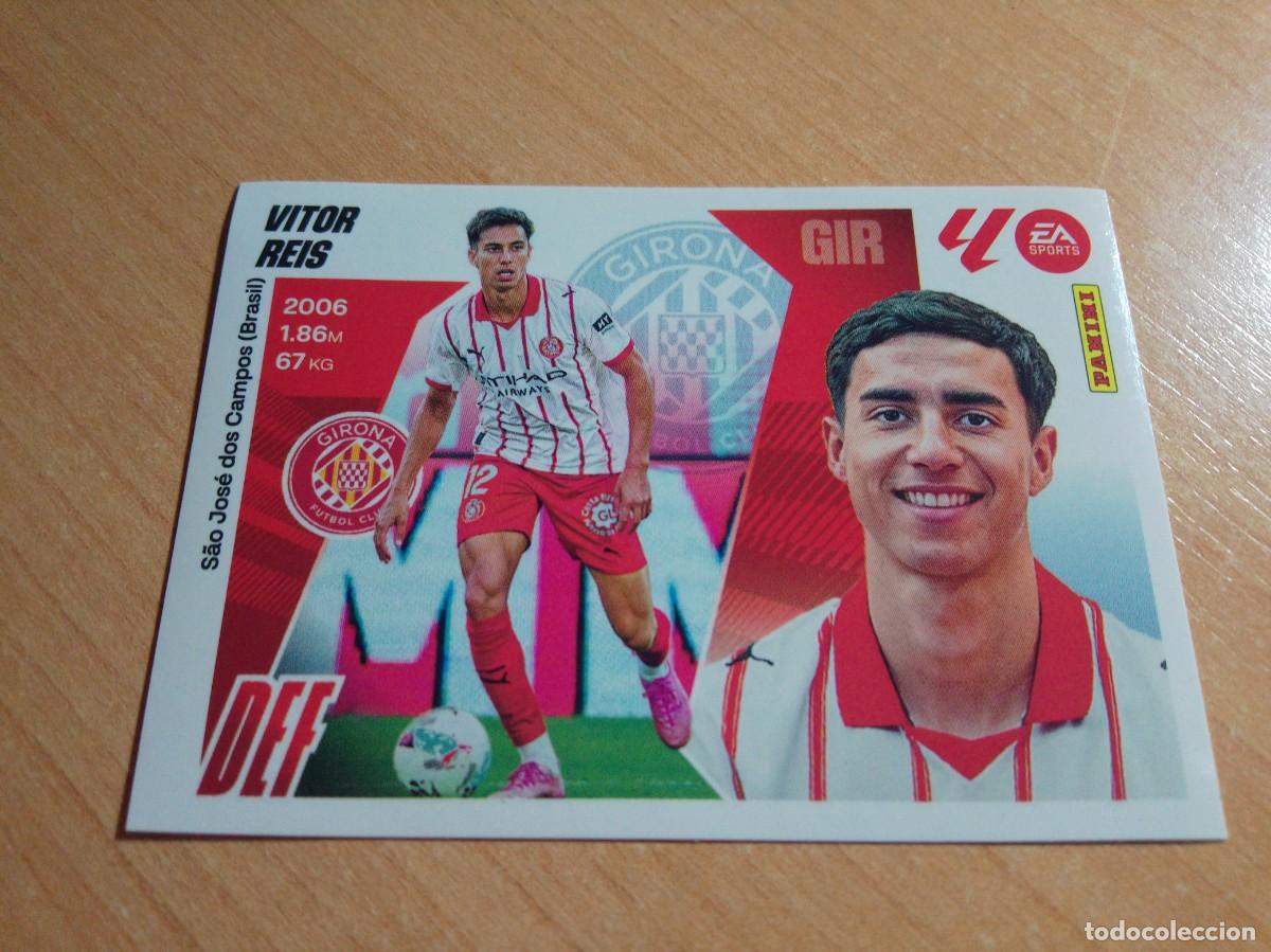 Cartes &agrave; collectionner de Football: VITOR REIS FICHAJE 28 DEL GIRONA 25 26 LIGA ESTE 2025 2026 NUEVO