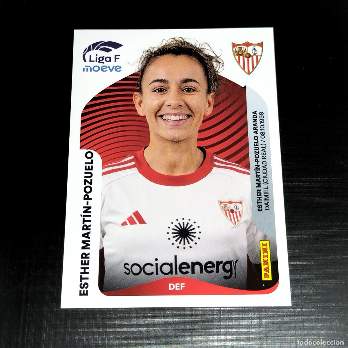Cartes &agrave; collectionner de Football: 310 ESTHER MARTIN-POZUELO SEVILLA CROMOS LIGA F MOEVE FEMENINA PANINI 2025 2026 25 26