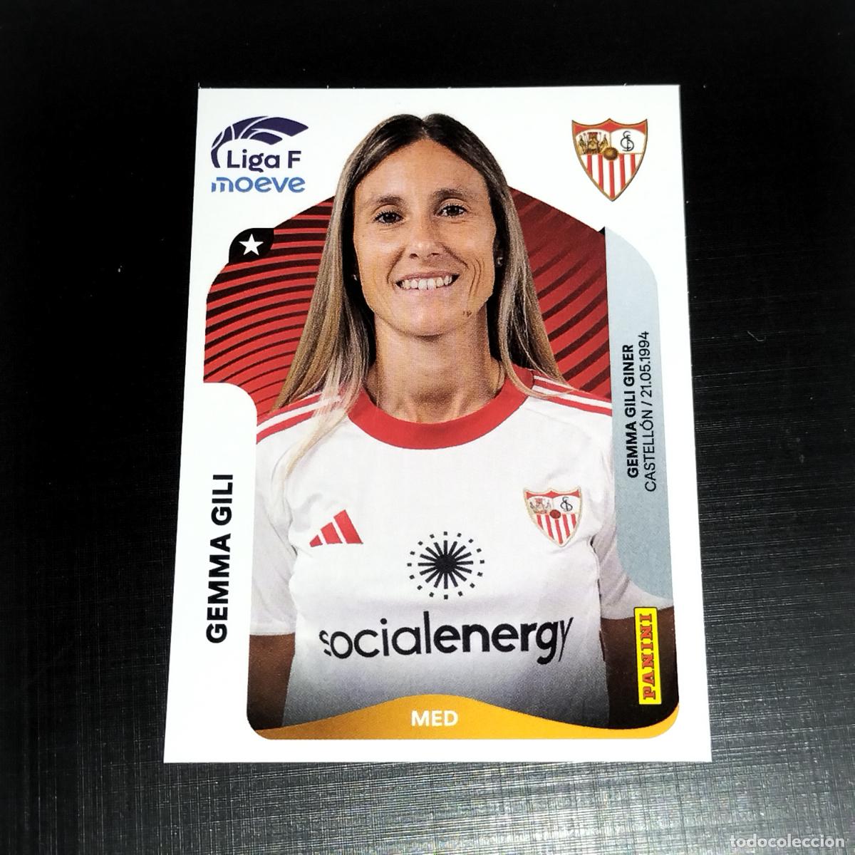 Cartes &agrave; collectionner de Football: 311 GEMMA GILI SEVILLA CROMOS LIGA F MOEVE FEMENINA PANINI 2025 2026 25 26