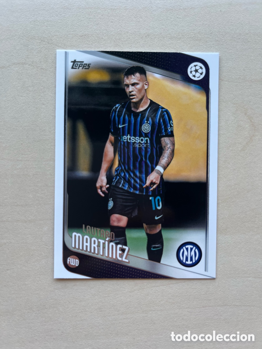 Cromos de f&uacute;tbol: Lautaro Mart&iacute;nez Topps Flagship 2025-26 - Inter Milan