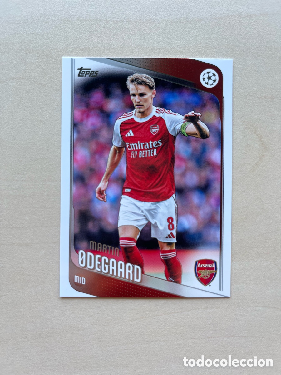 Cromos de f&uacute;tbol: Odegaard Topps Flagship 2025-26 - Arsenal