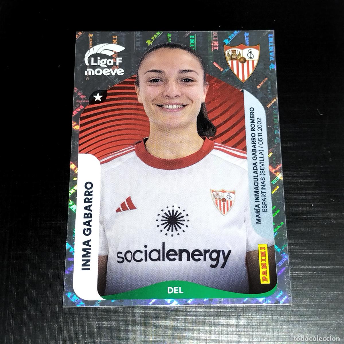 Cromos de f&uacute;tbol: 320 INMA GABARRO SEVILLA CROMOS LIGA F MOEVE FEMENINA PANINI 2025 2026 25 26