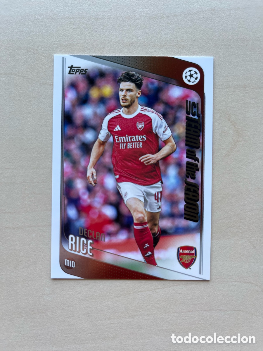 Cromos de f&uacute;tbol: Declan Rice Topps Flagship 2025-26 - Arsenal