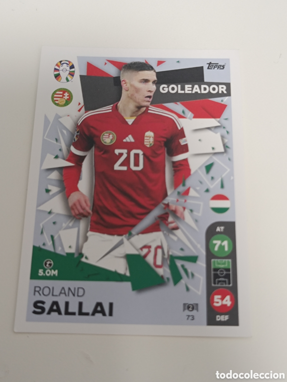 Cromos de f&uacute;tbol: Match attax topps Eurocopa 2024 lidl sallai 73