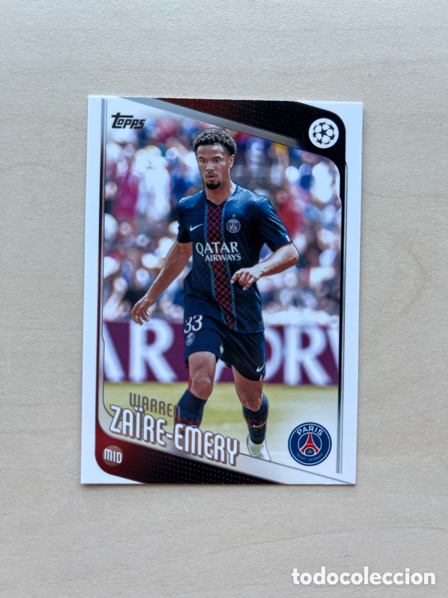 Cromos de f&uacute;tbol: Za&iuml;re-Emery Topps Flagship 2025-26 - PSG