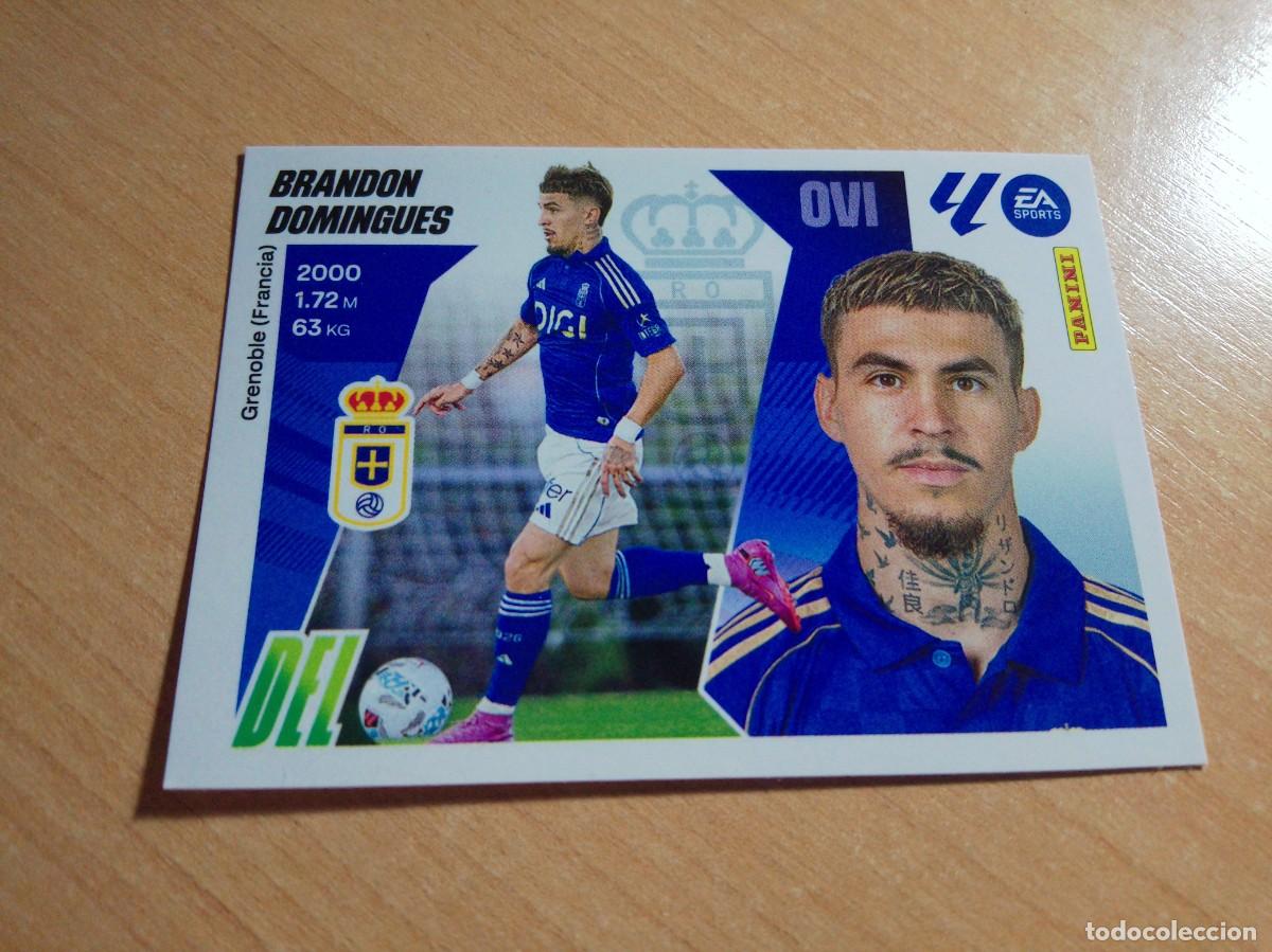 Football Stickers: BRANDON DOMINGUES FICHAJE 22 DEL OVIEDO 25 26 LIGA ESTE 2025 2026 NUEVO