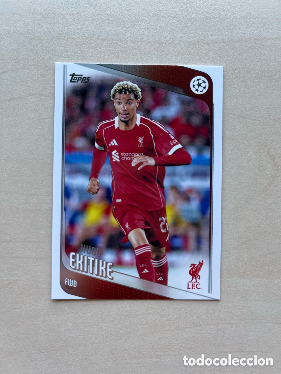 Fu&szlig;ball-Sticker: Hugo Ekitike Topps Flagship 2025-26 - Liverpool
