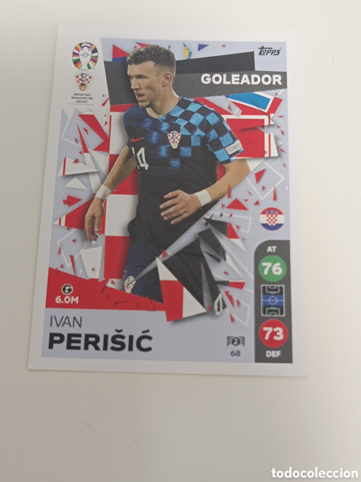 Football Stickers: Match attax topps Eurocopa 2024 lidl perisic 68