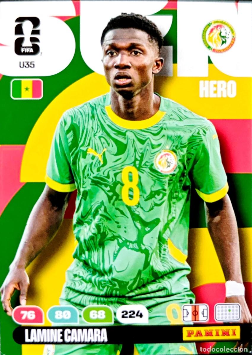 Football Stickers: U35 Lamine Camara - Senegal - UPGRADE UPDATE - PANINI Adrenalyn FIFA World Cup 2026