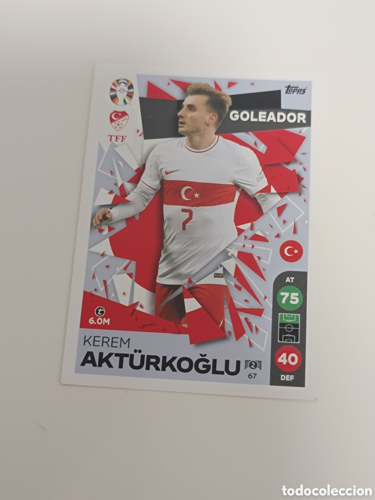 Football Stickers: Match attax topps Eurocopa 2024 lidl akturkoglu 67