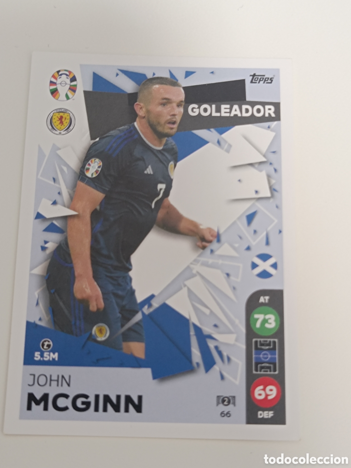 Cromos de f&uacute;tbol: Match attax topps Eurocopa 2024 lidl mcginn 66