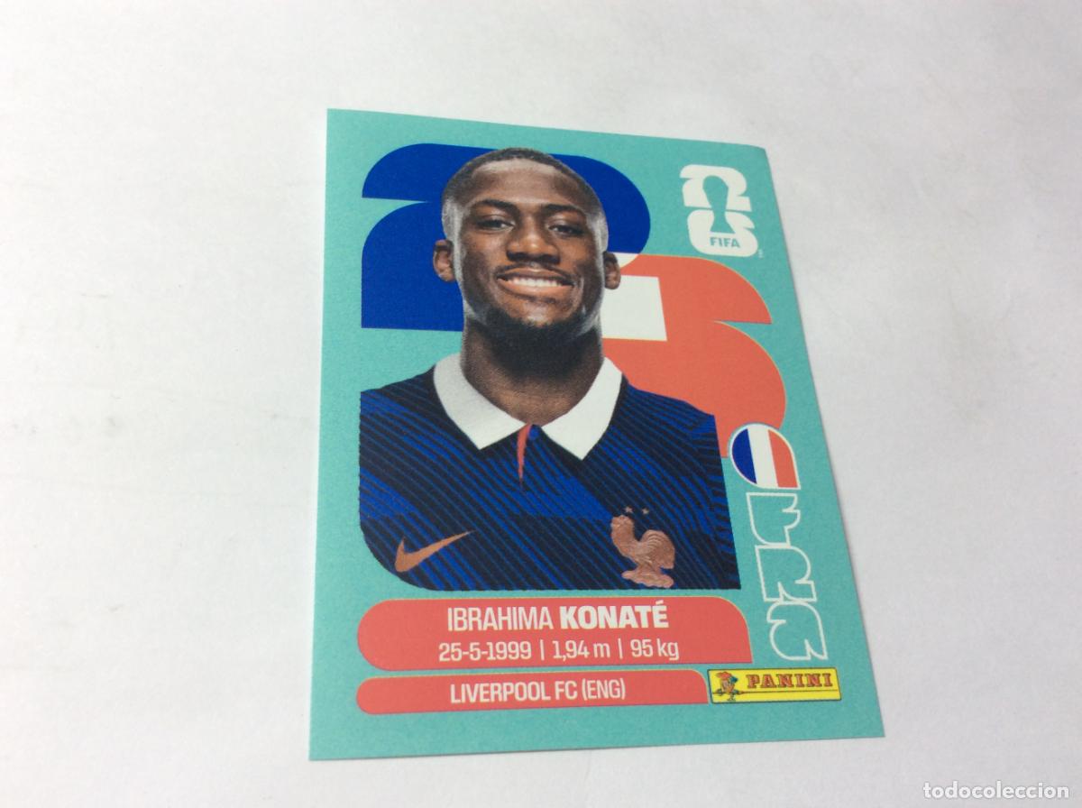 Cromos de f&uacute;tbol: FRA6 FRA 6 Ibrahima Konate Francia Cromo Sticker FIFA World Cup 2026 26 Panini
