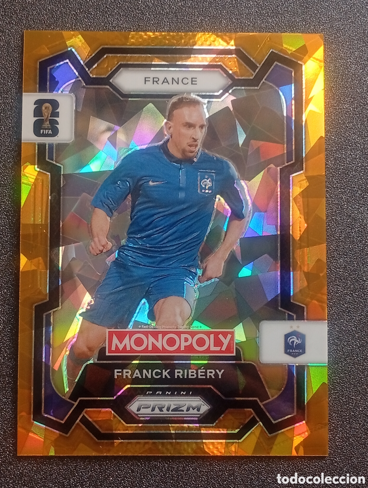 Cromos de f&uacute;tbol: 8 prizm paralela cracked RIBERY FRANCIA MONOPOLY FIFA 2026 WORLD CUP MUNDIAL ADRENALYN
