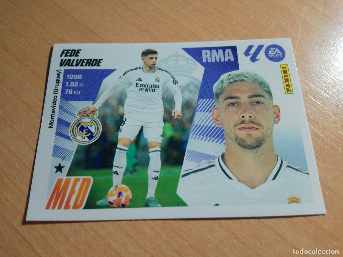 Cromos de f&uacute;tbol: 14 FEDE VALVERDE DEL REAL MADRID 25 26 LIGA ESTE 2025 2026 NUEVO