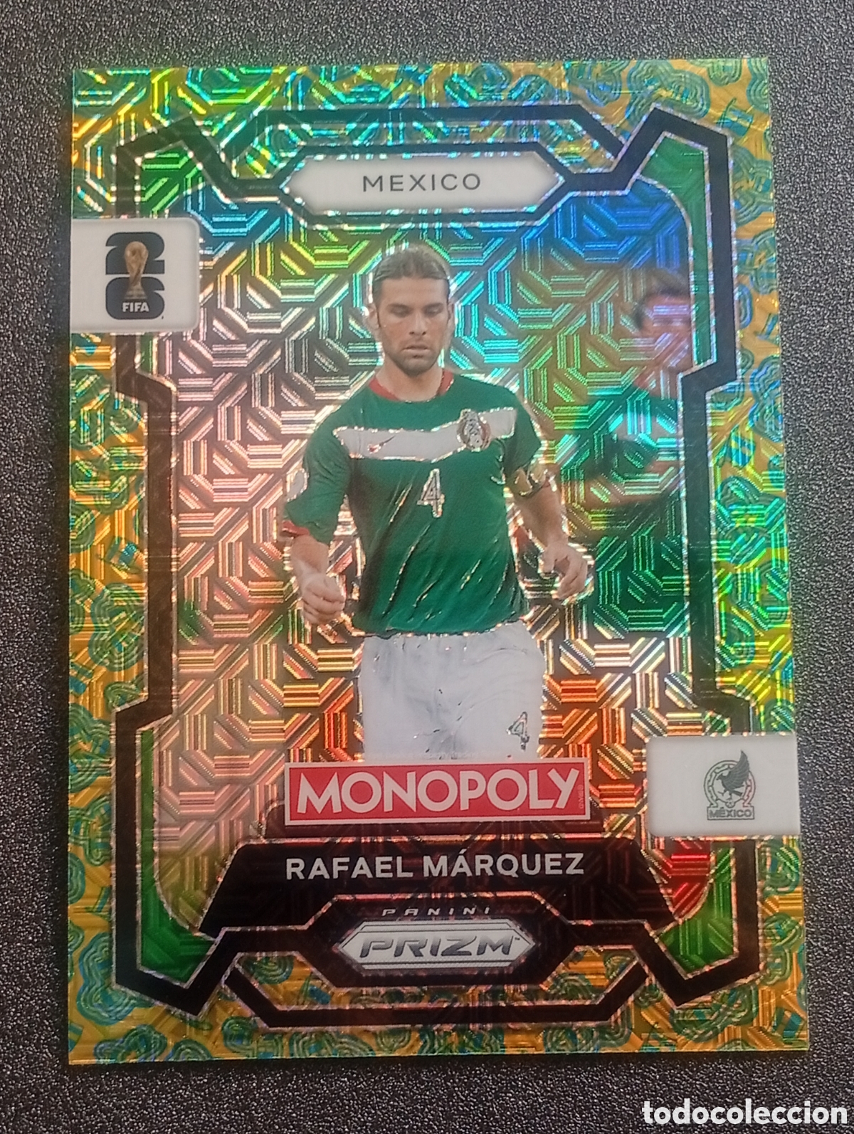 Cromos de f&uacute;tbol: 57 paralela hat trick RAFA MARQUEZ MEXICO MONOPOLY FIFA 2026 WORLD CUP MUNDIAL TOPPS PANINI PRIZM