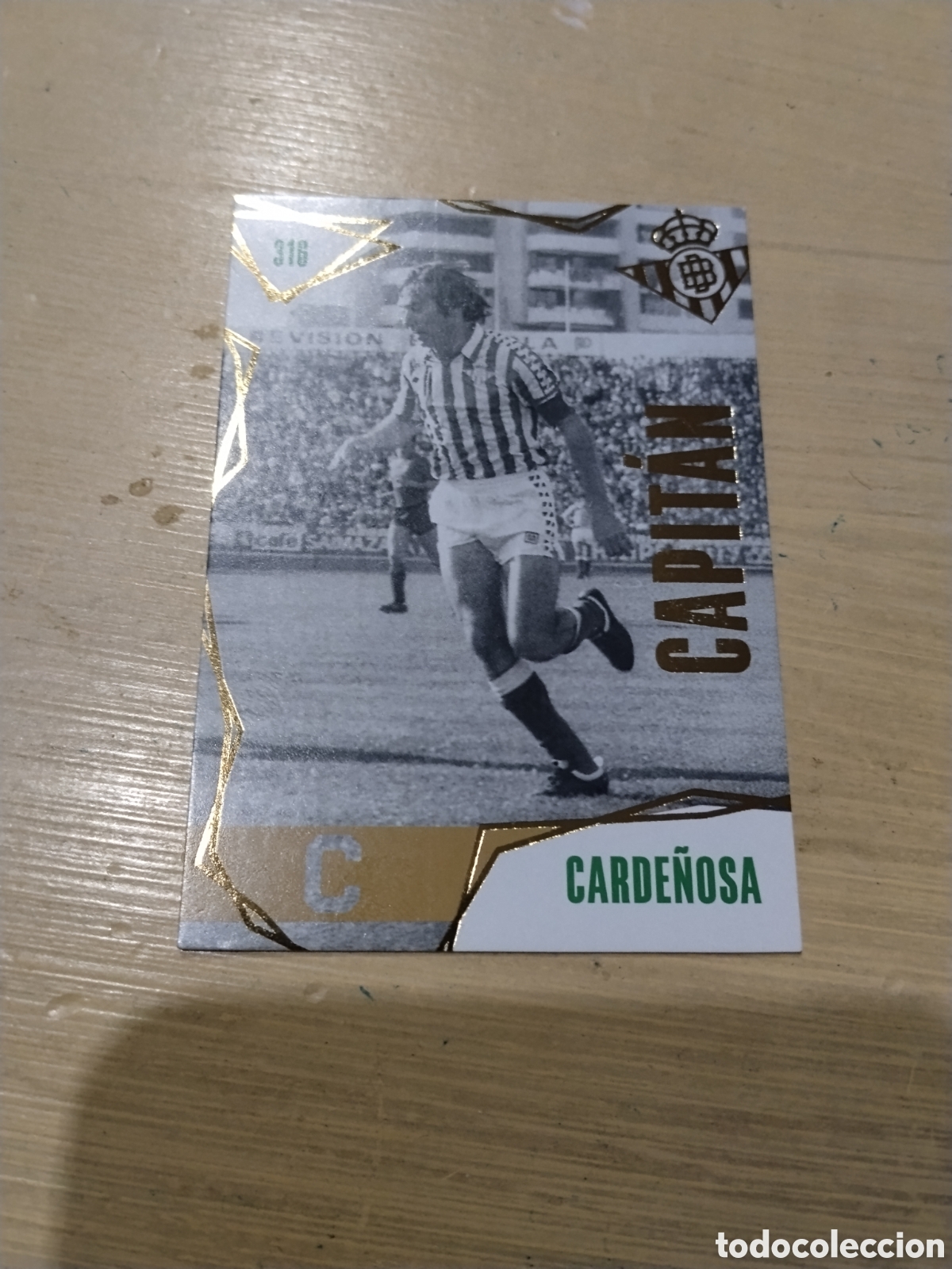 Cromos de f&uacute;tbol: BETIS CARDS 2025 - N&ordm; 316 JULIO CARDE&Ntilde;OSA - CAPIT&Aacute;N