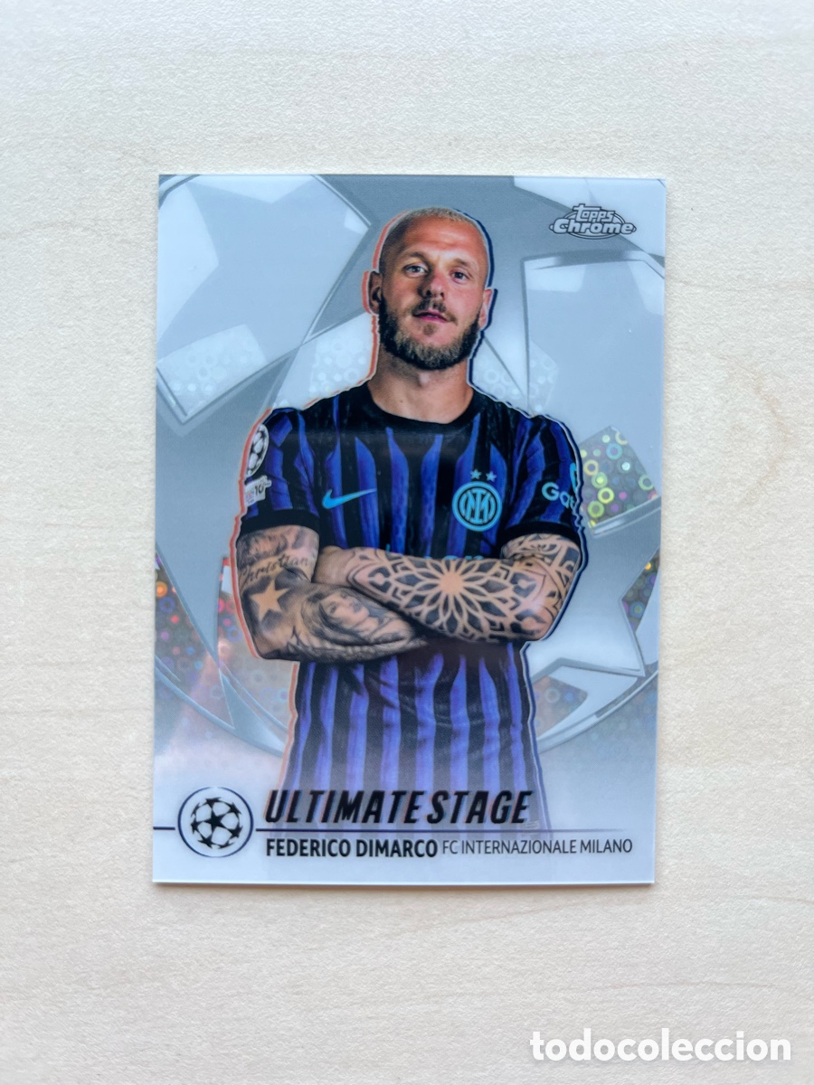 Fu&szlig;ball-Sticker: Dimarco Ultimate Stage Chrome Topps Flagship 2025-26 - Inter Milan