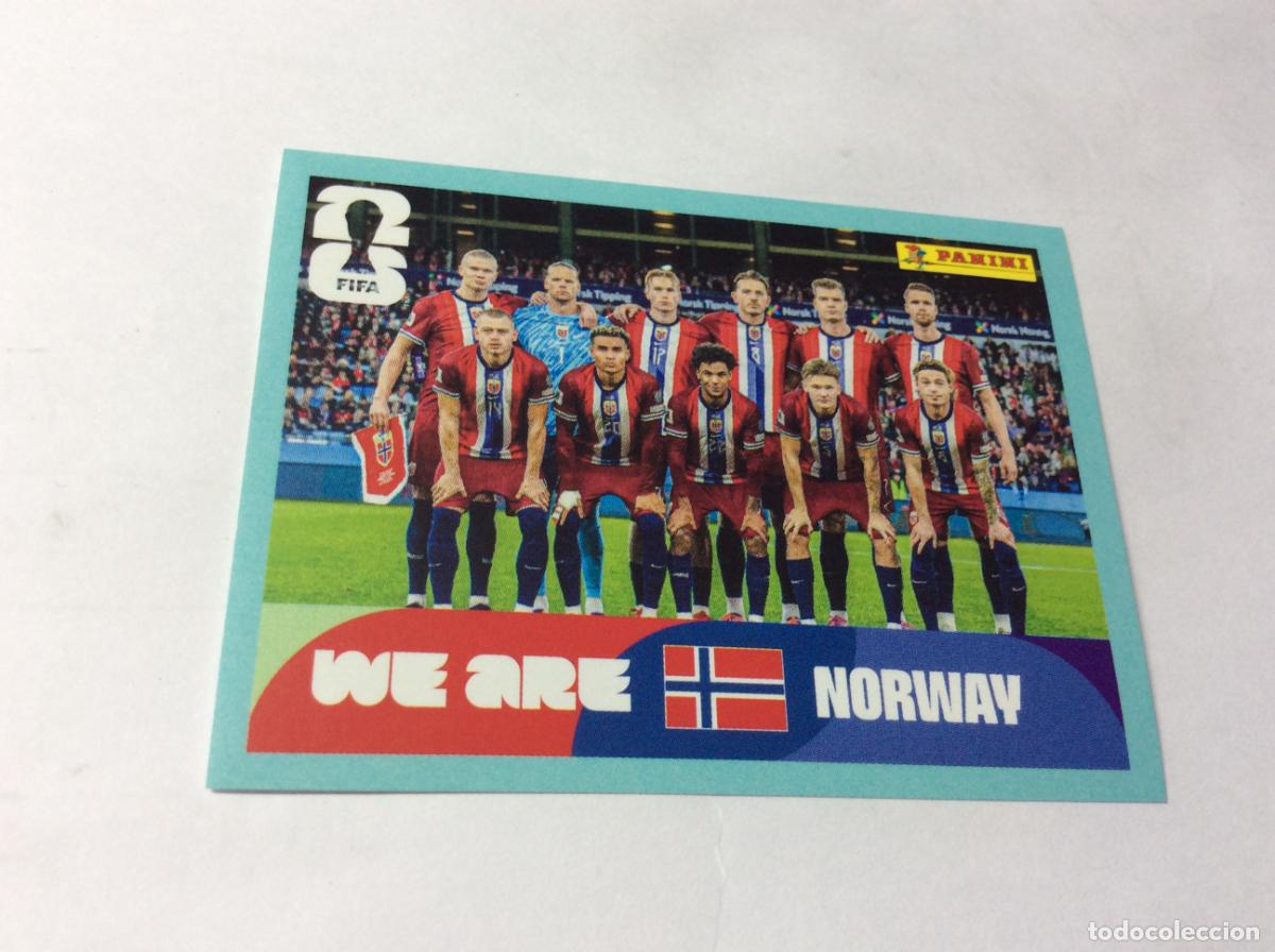 Cromos de f&uacute;tbol: NOR13 NOR 13 Equipo Noruega Cromo Sticker FIFA World Cup 2026 26 Panini