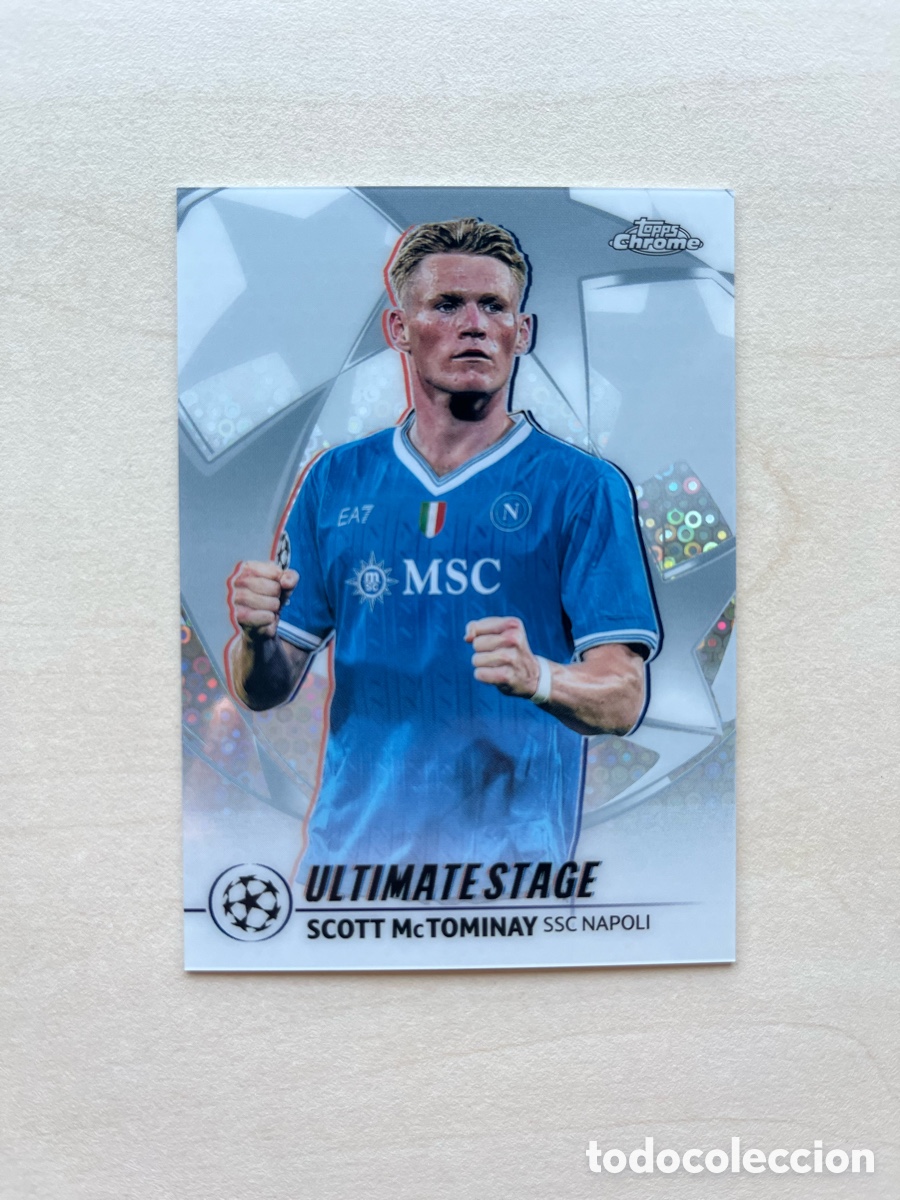 Figurine di Calcio: McTominay Ultimate Stage Chrome Topps Flagship 2025-26 - N&aacute;poles