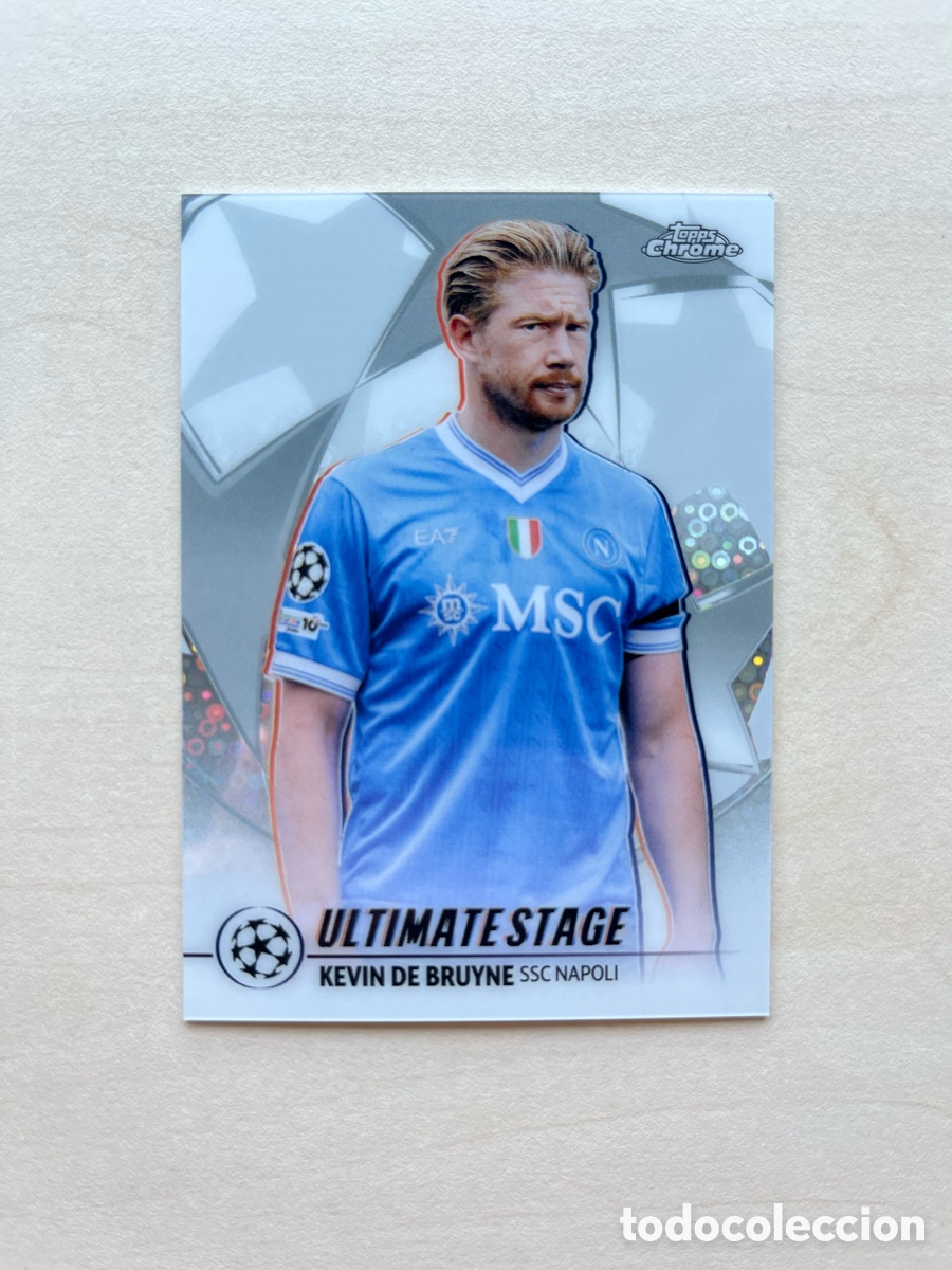 Figurine di Calcio: De Bruyne Ultimate Stage Chrome Topps Flagship 2025-26 - N&aacute;poles