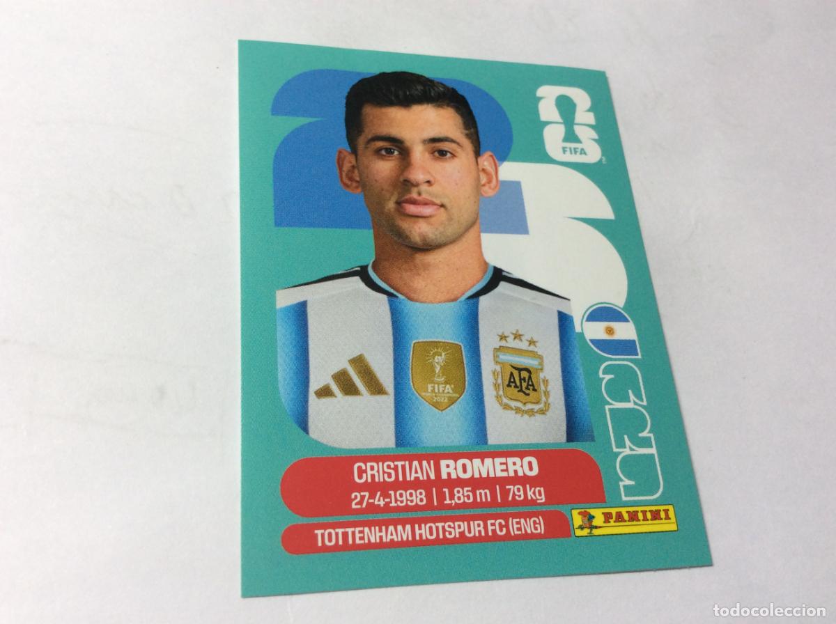 Cromos de f&uacute;tbol: ARG4 ARG 4 Cristian Romero Argentina Cromo Sticker FIFA World Cup 2026 26 Panini