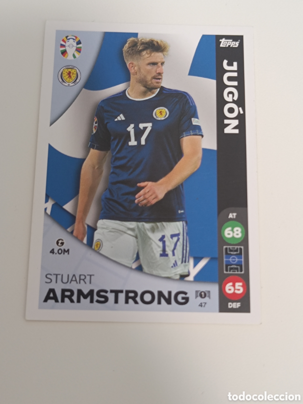 Cromos de f&uacute;tbol: Match attax topps Eurocopa 2024 lidl armstrong 47