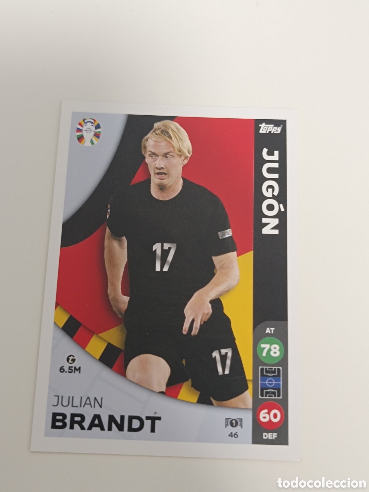 Cromos de f&uacute;tbol: Match attax topps Eurocopa 2024 lidl brandt 46