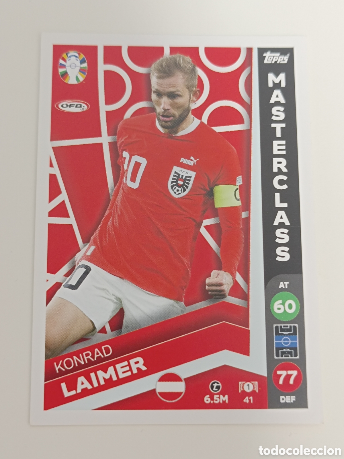 Cromos de f&uacute;tbol: Match attax topps Eurocopa 2024 lidl laimer 41