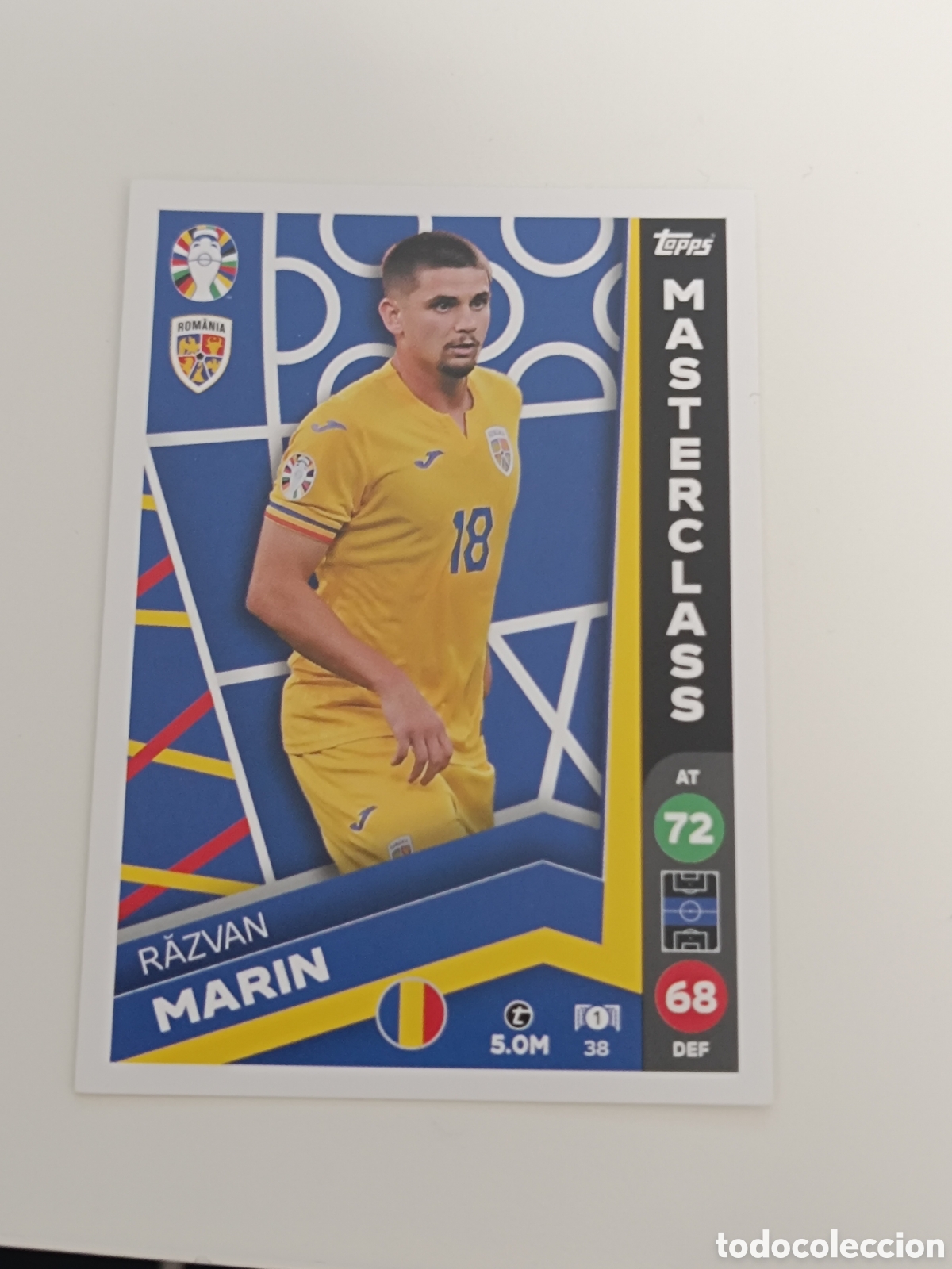 Cromos de f&uacute;tbol: Match attax topps Eurocopa 2024 lidl marin 38