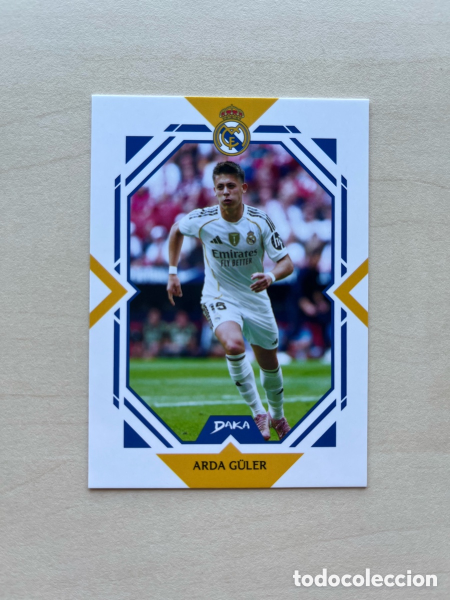 Cromos de f&uacute;tbol: Arda G&uuml;ler #7-A Daka Real Madrid 2025-26