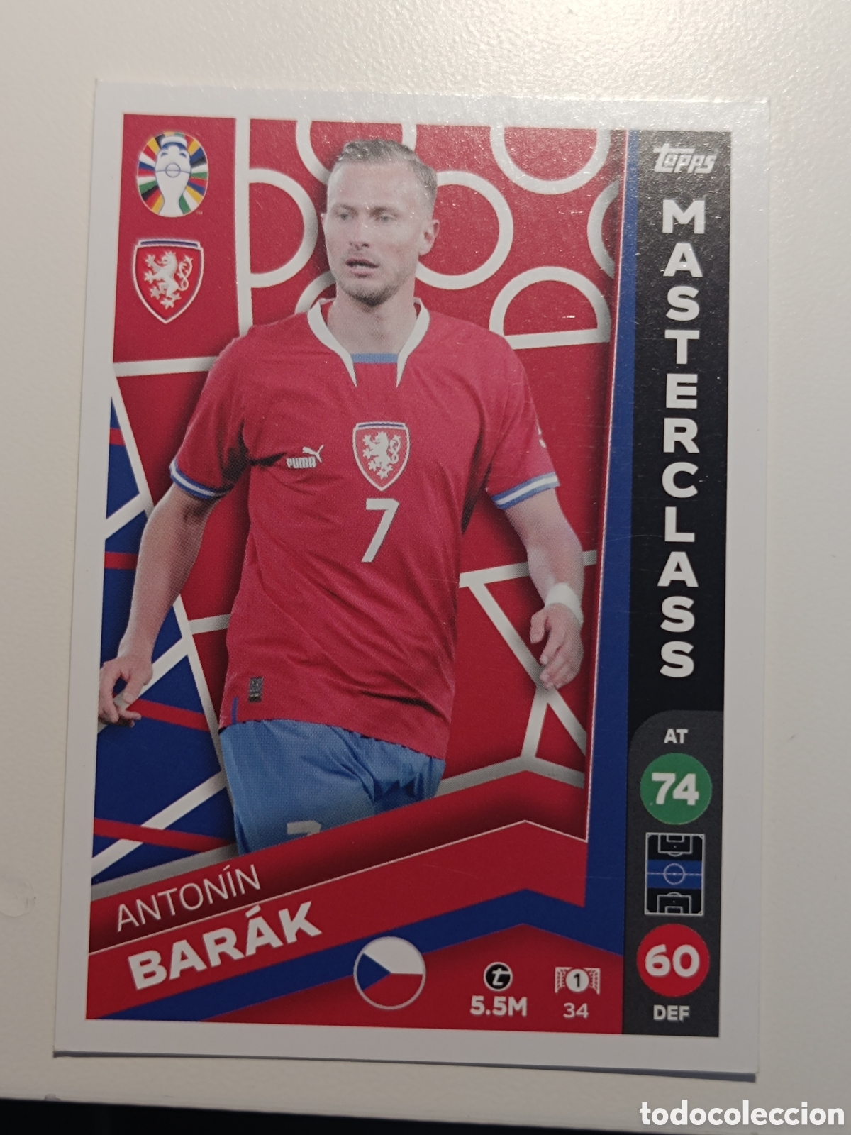 Cromos de f&uacute;tbol: Match attax topps Eurocopa 2024 lidl barak 34