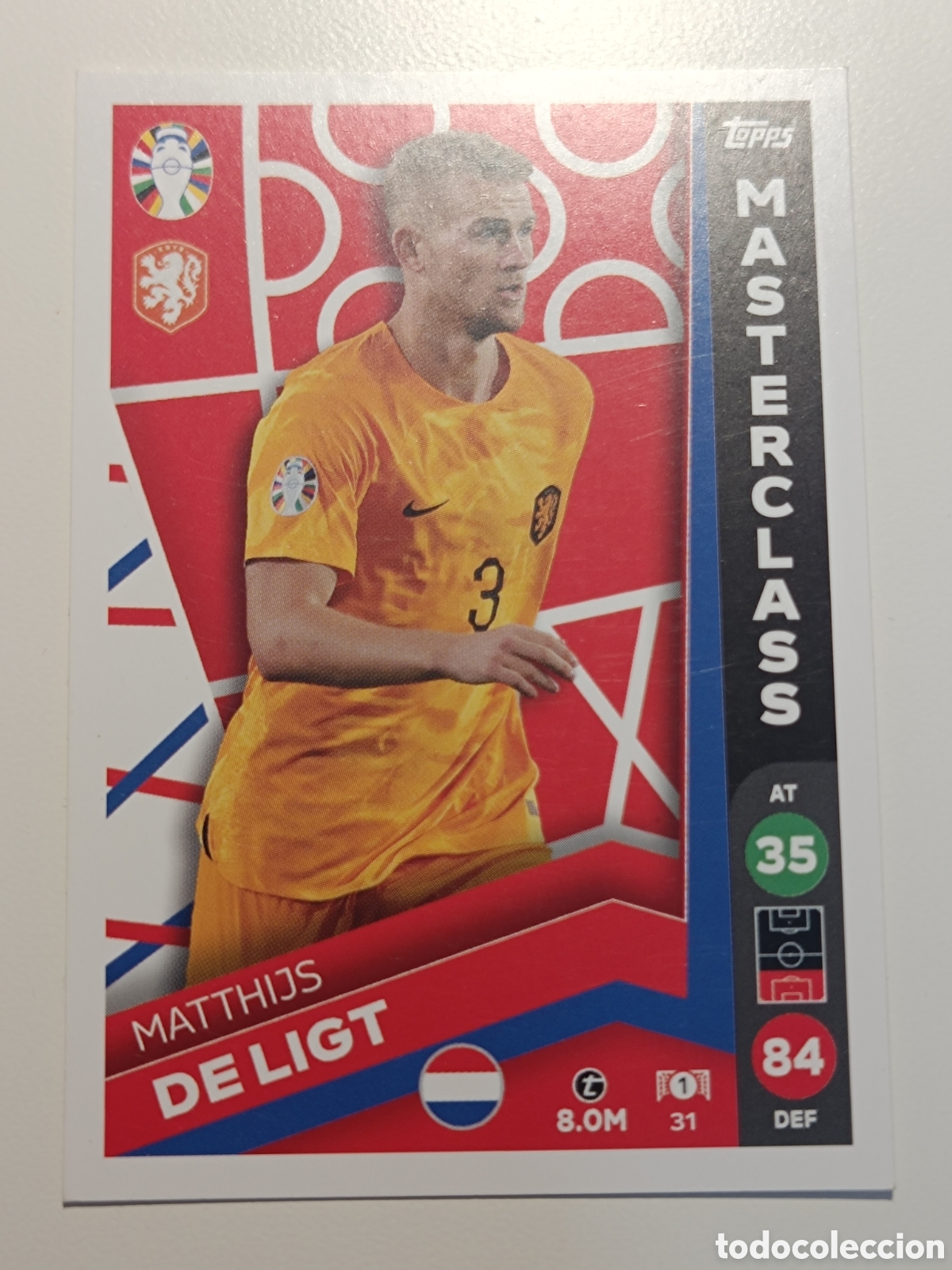 Cromos de f&uacute;tbol: Match attax topps Eurocopa 2024 lidl de ligt 31