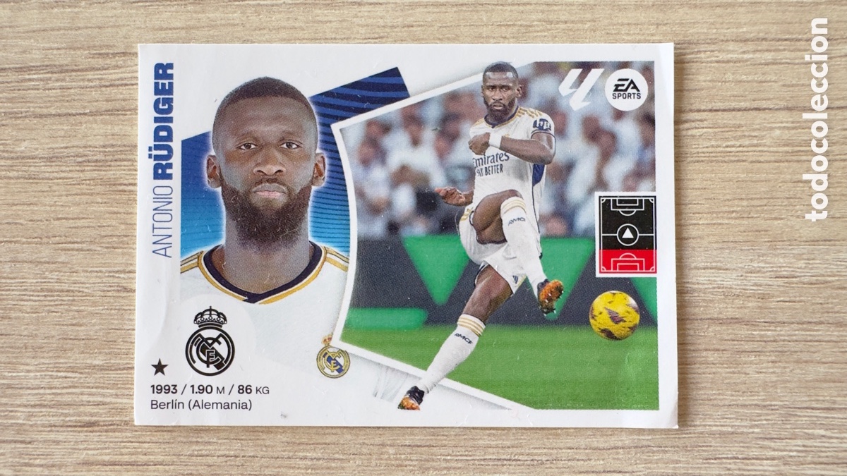Cromos de f&uacute;tbol: Lote L011: Cromo de futbol Colecciones Liga Este 24/25 Real Madrid