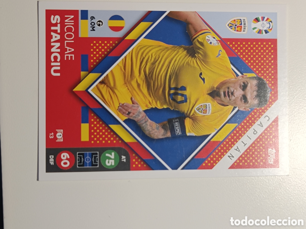 Cromos de f&uacute;tbol: Match attax topps Eurocopa 2024 lidl stanciu 13