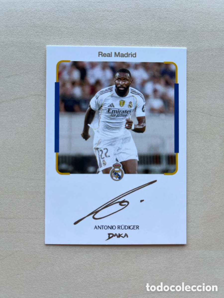 Cromos de f&uacute;tbol: Antonio R&uuml;diger Instant Cheki #IC-7 Daka Real Madrid