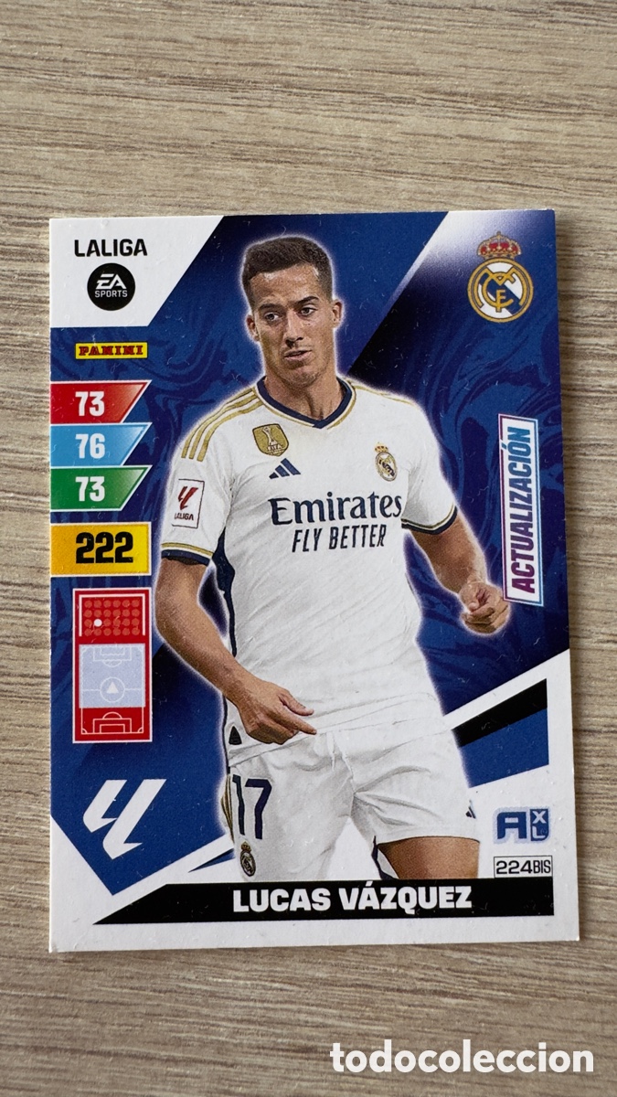 Cromos de f&uacute;tbol: Lote L013: Cromo de futbol Adrenalyn XL 23/24 Real Madrid