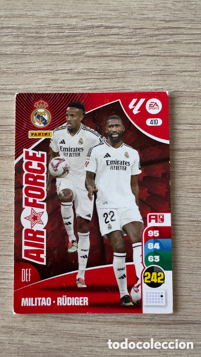 Cromos de f&uacute;tbol: Lote L014: Cromos de futbol Adrenalyn XL 24/25 Real Madrid