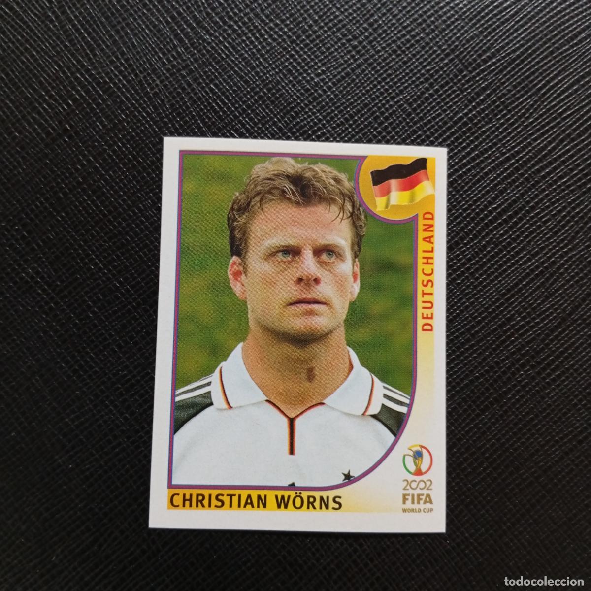 Cromos de f&uacute;tbol: 319 CHRISTIAN WORNS ALEMANIA PANINI 2002 MUNDIAL KOREA FUTBOL 02 CROMO - SIN PEGAR - A59 PG109